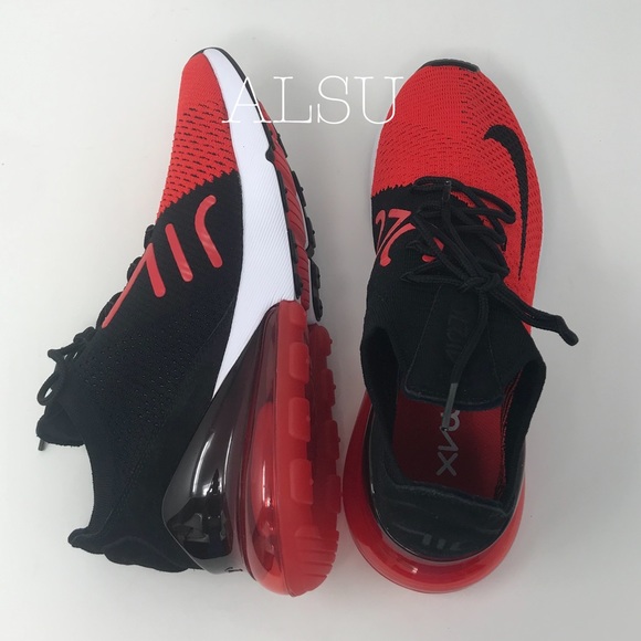 Nike Air Max 270 Flyknit Chili 🌶 Red Men’s - Picture 6 of 8